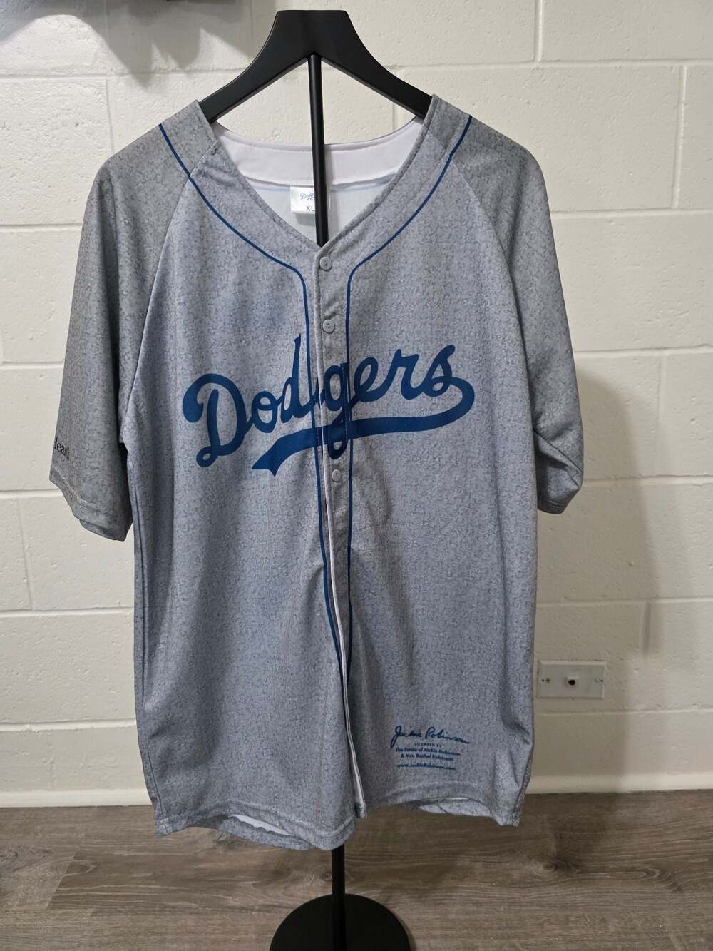 Los Angeles Dodgers Jackie Robinson 75th Anniversary Promotional Baseball Jersey